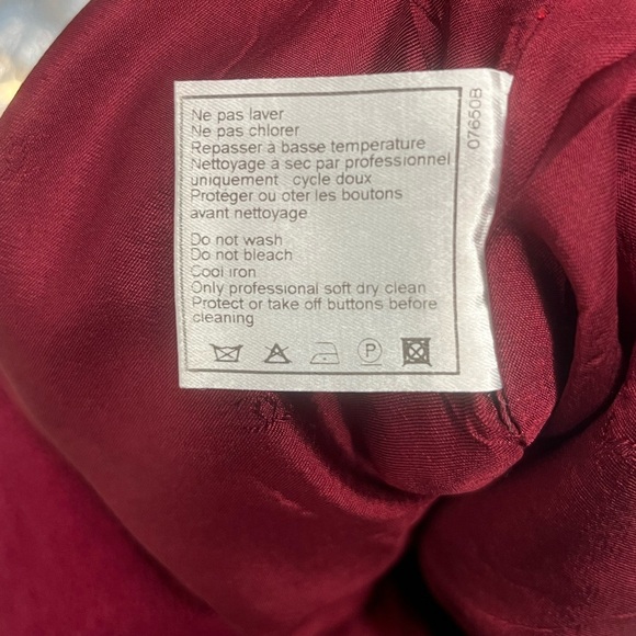 Chanel Burgundy Blazer Jacket - Picture 9 of 16